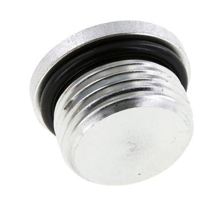 Bouchon UN 1-1/16''-12 Acier NBR avec hexagone interne 400bar (5620.0psi)