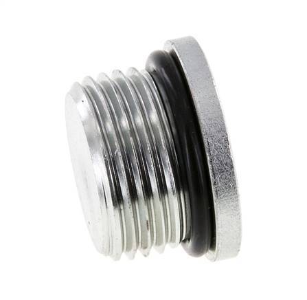 Bouchon UN 1-1/16''-12 Acier NBR avec hexagone interne 400bar (5620.0psi)