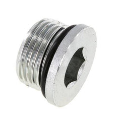 Bouchon UN 1-1/16''-12 Acier NBR avec hexagone interne 400bar (5620.0psi)