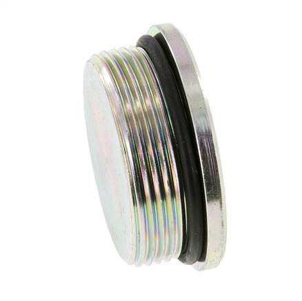 Bouchon UN 1-7/8''-12 Acier NBR avec hexagone interne 250bar (3512.5psi)