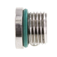 Bouchon UNF 9/16INCH-18 Acier inoxydable FKM avec hexagone interne 630bar (8851.5psi)