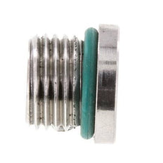 Bouchon UNF 9/16INCH-18 Acier inoxydable FKM avec hexagone interne 630bar (8851.5psi)