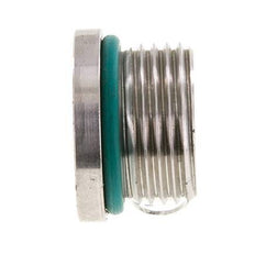 Bouchon UN 1-1/16''-12 Acier inoxydable FKM avec hexagone interne 400bar (5620.0psi)