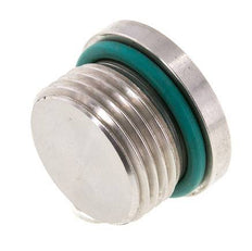 Bouchon UN 1-1/16''-12 Acier inoxydable FKM avec hexagone interne 400bar (5620.0psi)