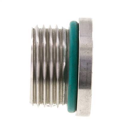 Bouchon UN 1-1/16''-12 Acier inoxydable FKM avec hexagone interne 400bar (5620.0psi)