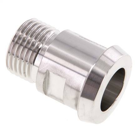DIN 11851 Raccord sanitaire (laitier) 28mm Cône x G1/2 pouce Mâle Acier inoxydable