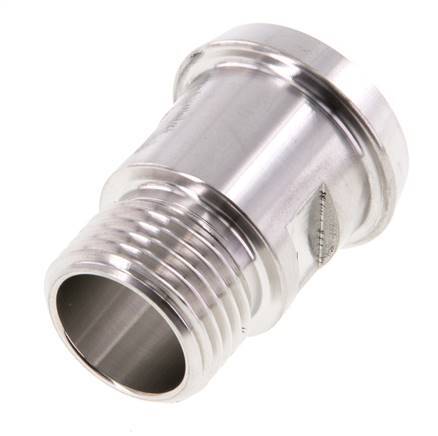 DIN 11851 Raccord sanitaire (laitier) 28mm Cône x G1/2 pouce Mâle Acier inoxydable