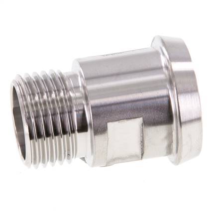 DIN 11851 Raccord sanitaire (laitier) 28mm Cône x G1/2 pouce Mâle Acier inoxydable