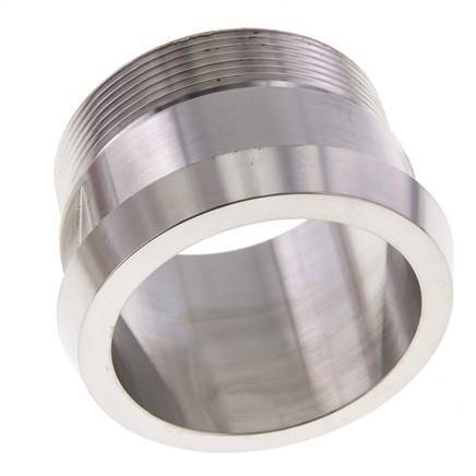 DIN 11851 Raccord sanitaire (laitier) 86mm Cône x G2 1/2 pouce Mâle Acier inoxydable