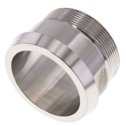 DIN 11851 Raccord sanitaire (laitier) 86mm Cône x G2 1/2 pouce Mâle Acier inoxydable