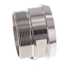 DIN 11851 Raccord sanitaire (laitier) 86mm Cône x G2 1/2 pouce Mâle Acier inoxydable