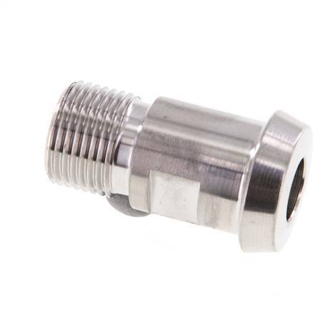 DIN 11851 Raccord sanitaire (laitier) 22mm Cône x G3/8 pouce Mâle Acier inoxydable