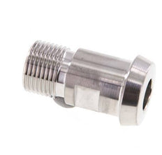 DIN 11851 Raccord sanitaire (laitier) 22mm Cône x G3/8 pouce Mâle Acier inoxydable