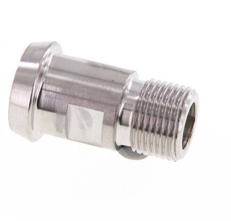 DIN 11851 Raccord sanitaire (laitier) 22mm Cône x G3/8 pouce Mâle Acier inoxydable