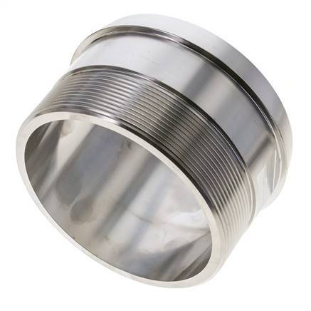 DIN 11851 Sanitary (Dairy) Fitting 121mm Cone x G4 inch Male Stainless Steel