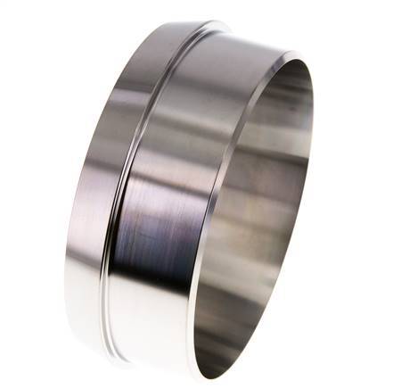 Raccord sanitaire (laitier) 121mm Cône x 114.3mm Extrémité à souder Acier inoxydable