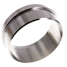 Raccord sanitaire (laitier) 121mm Cône x 114.3mm Extrémité à souder Acier inoxydable