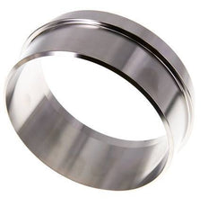 Raccord sanitaire (laitier) 121mm Cône x 114.3mm Extrémité à souder Acier inoxydable