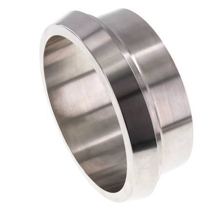 DIN 11851 Raccord sanitaire (laitier) 121mm Cône x 104mm Extrémité à souder Acier inoxydable