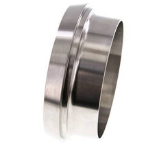 DIN 11851 Raccord sanitaire (laitier) 121mm Cône x 104mm Extrémité à souder Acier inoxydable