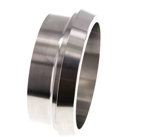 DIN 11851 Raccord sanitaire (laitier) 121mm Cône x 104mm Extrémité à souder Acier inoxydable