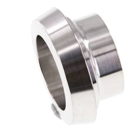 DIN 11851 Raccord sanitaire (laitier) 50mm Cône x 35mm Extrémité à souder Acier inoxydable