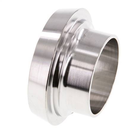 DIN 11851 Raccord sanitaire (laitier) 50mm Cône x 35mm Extrémité à souder Acier inoxydable