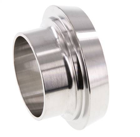 DIN 11851 Raccord sanitaire (laitier) 50mm Cône x 35mm Extrémité à souder Acier inoxydable