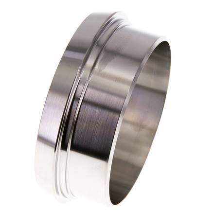Raccord sanitaire (laitier) 100mm Cône x 88.9mm Extrémité à souder Acier inoxydable