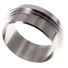 Raccord sanitaire (laitier) 100mm Cône x 88.9mm Extrémité à souder Acier inoxydable