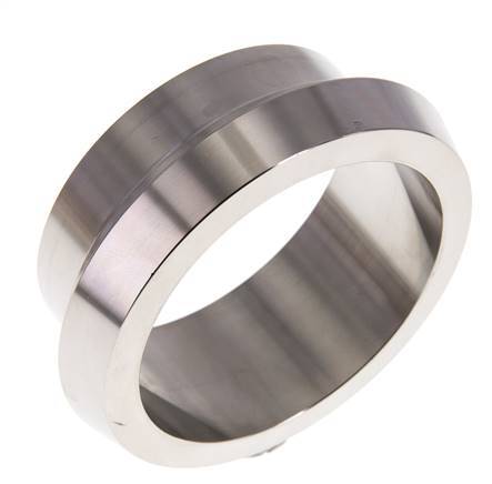 DIN 11851 Raccord sanitaire (laitier) 86mm Cône x 70mm Extrémité à souder Acier inoxydable