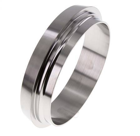 DIN 11851 Raccord sanitaire (laitier) 150mm Cône x 129mm Extrémité à souder Acier inoxydable