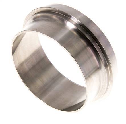 DIN 11851 Raccord sanitaire (laitier) 100mm Cône x 85mm Extrémité à souder Acier inoxydable