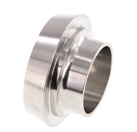 DIN 11851 Raccord sanitaire (laitier) 44mm Cône x 29mm Extrémité à souder Acier inoxydable