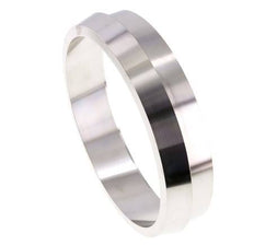 Raccord sanitaire (laitier) 176mm Cône x 168.3mm Extrémité à souder Acier inoxydable