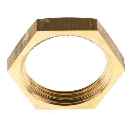 Lock Nut G1'' Brass [2 Pieces]