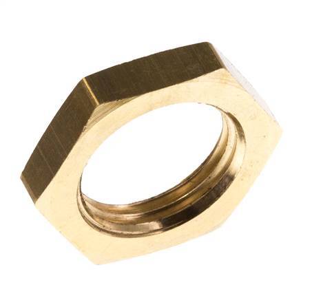 Lock Nut G3/8'' Brass [10 Pieces]