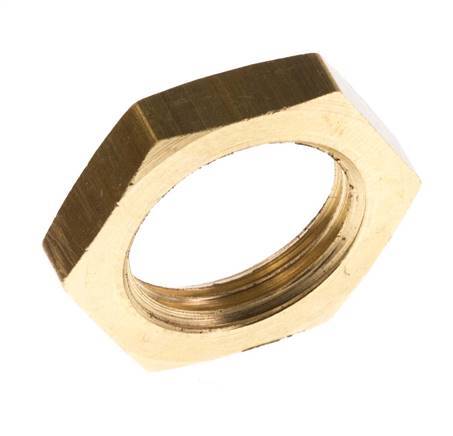 Lock Nut G3/8'' Brass [10 Pieces]