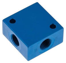 4-way Air Distributor G1/4'' Aluminium 16 bar (224.8 psi)