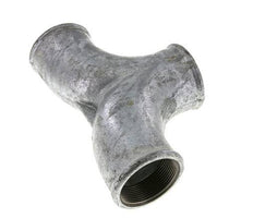 Raccord en T Rp2'' Femelle Fonte malléable 25bar (351.25psi)