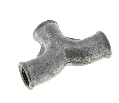 Raccord en T Rp1/2'' Femelle Fonte malléable 25bar (351.25psi)