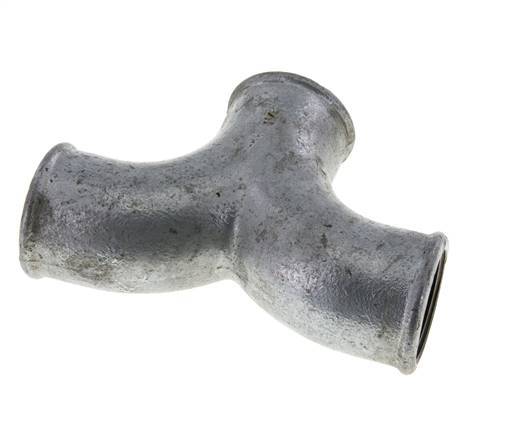 Raccord en T Rp1 1/4'' Femelle Fonte malléable 25bar (351.25psi)