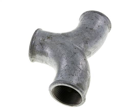 Raccord en T Rp1 1/4'' Femelle Fonte malléable 25bar (351.25psi)