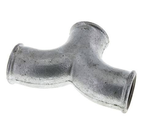 Raccord en T Rp1'' Femelle Fonte malléable 25bar (351.25psi)