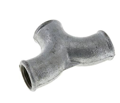 Raccord en T Rp3/4'' Femelle Fonte malléable 25bar (351.25psi)