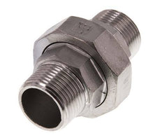 Union Straight Connector R1'' Stainless Steel Flat Seal PTFE 16bar (224.8psi)
