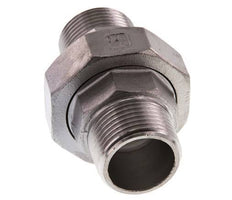Union Connecteur droit R1'' Acier inoxydable Joint plat PTFE 16bar (224.8psi)