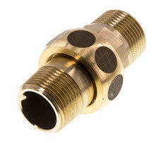 Union Straight Connector R3/4'' Brass Flat Seal Centellen 16bar (224.8psi)