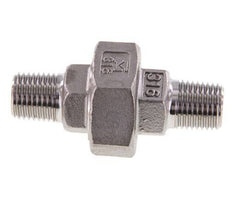 Union Connecteur droit R1/4'' Acier inoxydable Joint plat PTFE 16bar (224.8psi)