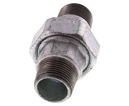 Raccord union droit R1'' joint plat en fonte 25bar (351.25psi)